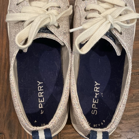 Womens Confetti Sparkle Sperry Sneakers Size 7.5 - Picture 7 of 8